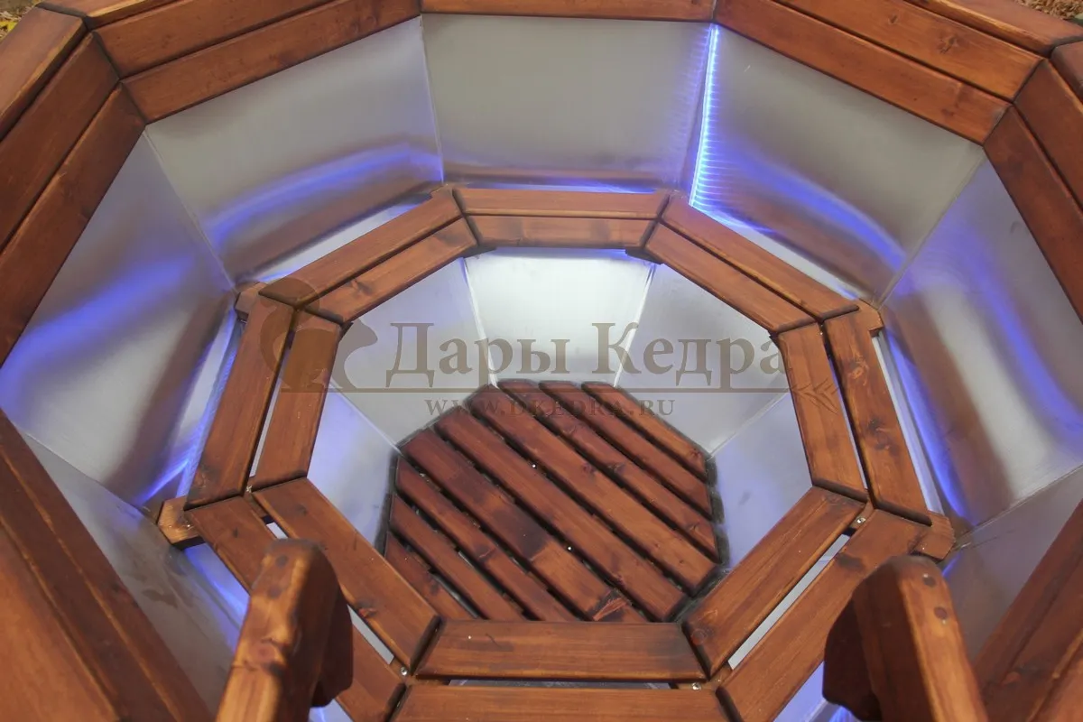 Банный чан из нержавеющей стали Ø-1750 на подставке